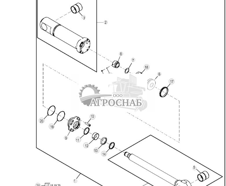 Компоненты цилиндра рыхлителя, верхний - ST806910 331.jpg